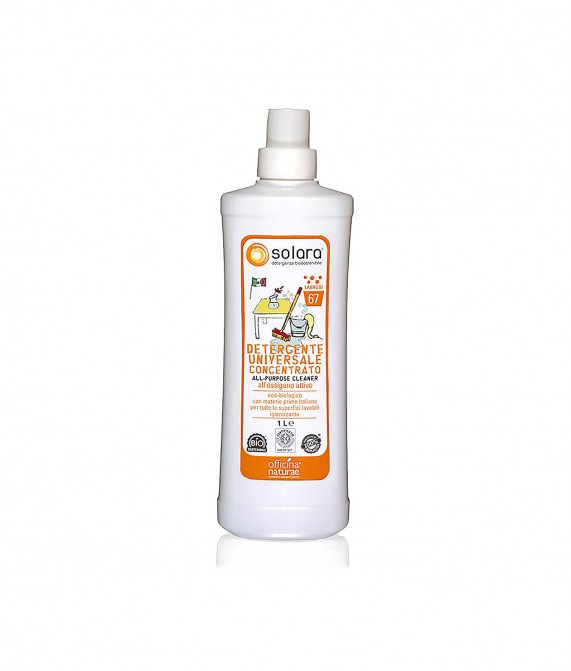 Solara Detergente Universale per tutte le superfici 1 litro Solara Detergente Universale per tutte le superfici 1 litro