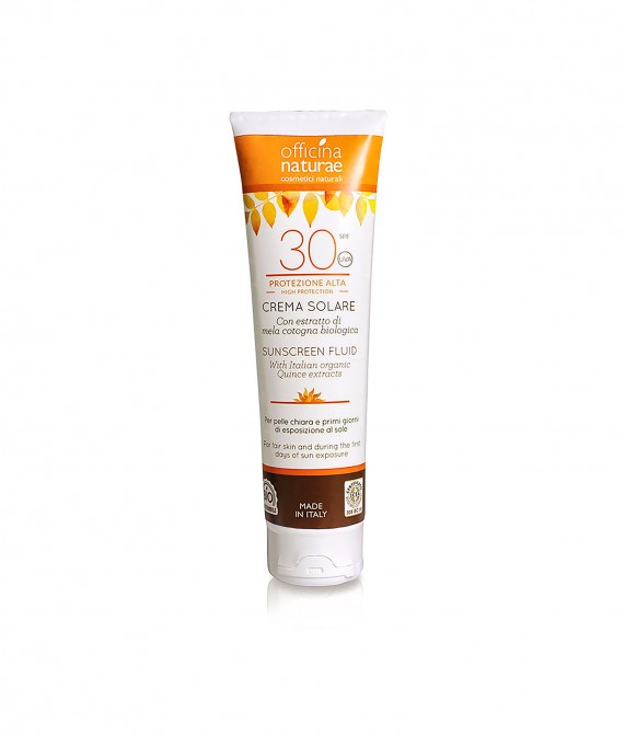 Crema Fluida Solare Spf 30 Protezione Alta
