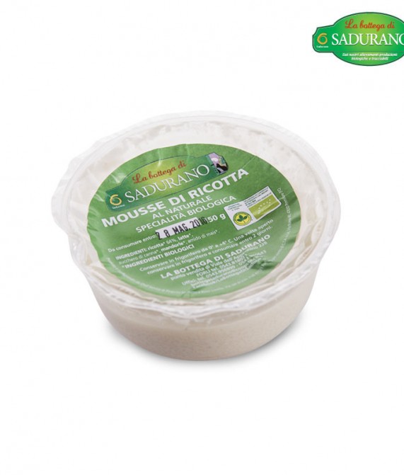 Mousse di ricotta bio al naturale - conf. 150 g
