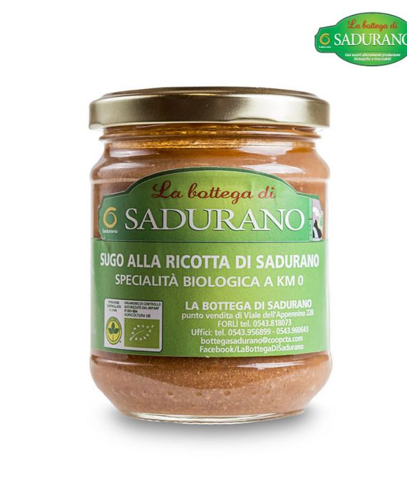 Sugo alla ricotta di Sadurano bio - conf. 180 g