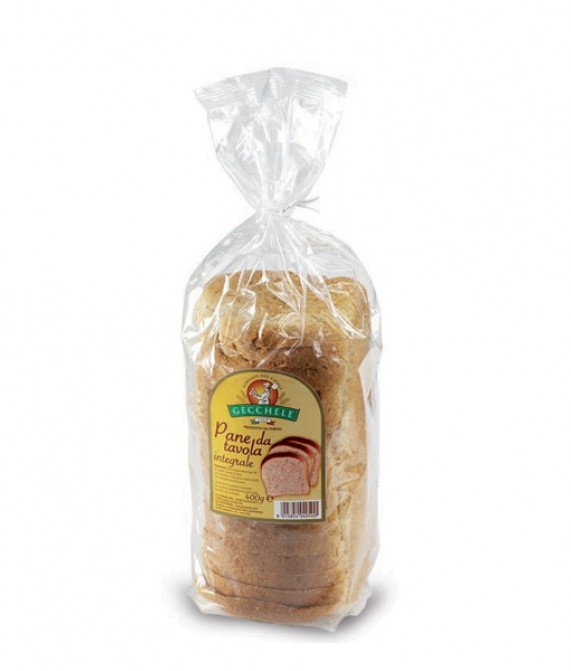 Pane da tavola integrale Gecchele - 400 gr Pane da tavola integrale Gecchele - 400 gr