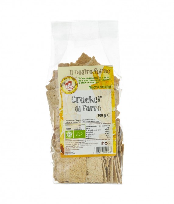 Cracker al farro biologici - 200 gr