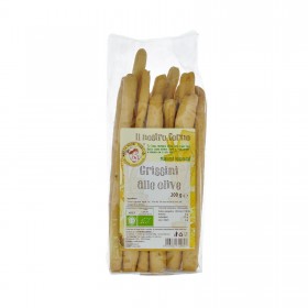 Grissini alle olive biologici - 200 gr